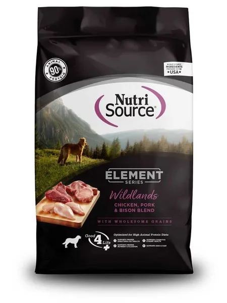 4 Lb Nutrisource Element Wildlands Blend Dog Food - Treat